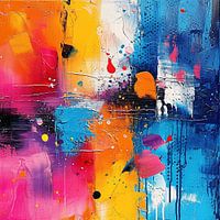 Abstraktes Farbspiel