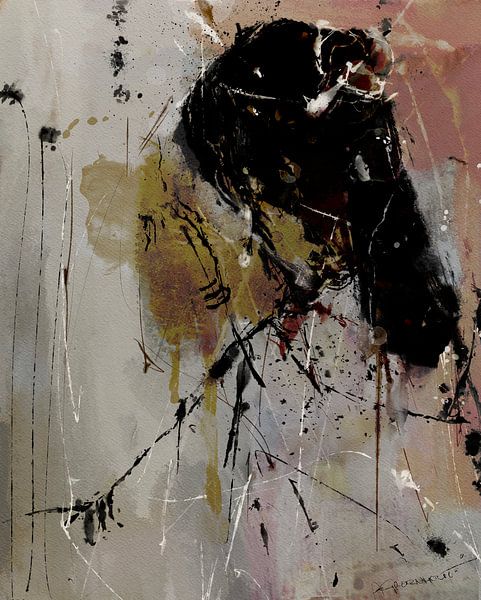 A woman. by annemiek art