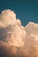 Dramatische Wolke bei tief stehender Sonne