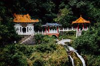 Temple in the Taroko Gorge National Park in Taiwan
