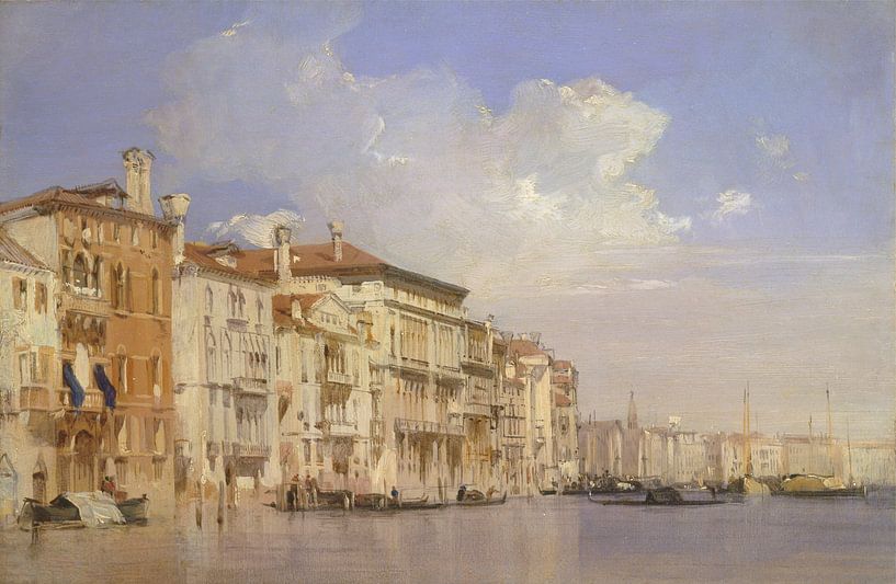 Großer Kanal, Venedig, Richard Parkes Bonington von Meisterhafte Meister