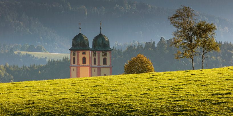 Monastery church of St.Märgen in the Black Forest by Jürgen Wiesler