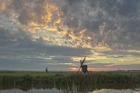 Cloudy sunset at the Zwette