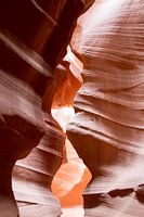 Rode rots in Antelope Canyon