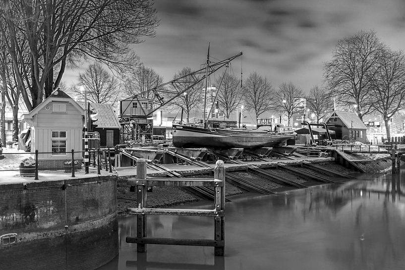 Ship slipway Koningspoort in Rotterdam by Anton de Zeeuw