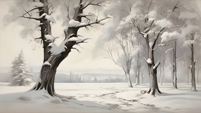 Forest painting by Anton de Zeeuw