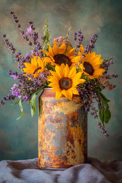 Sonnenblumenstrauß von Poster Art Shop