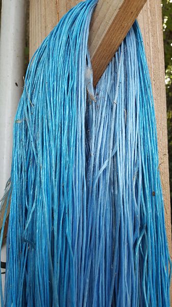 Hangend touw blauw par Bieszlook MarionBieszke