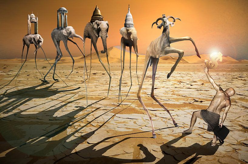 le capitalisme combat la religion par Dray van Beeck