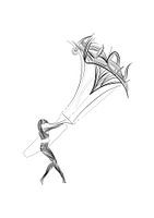 Affiche kitesurfer - kitesurf star - noir et blanc