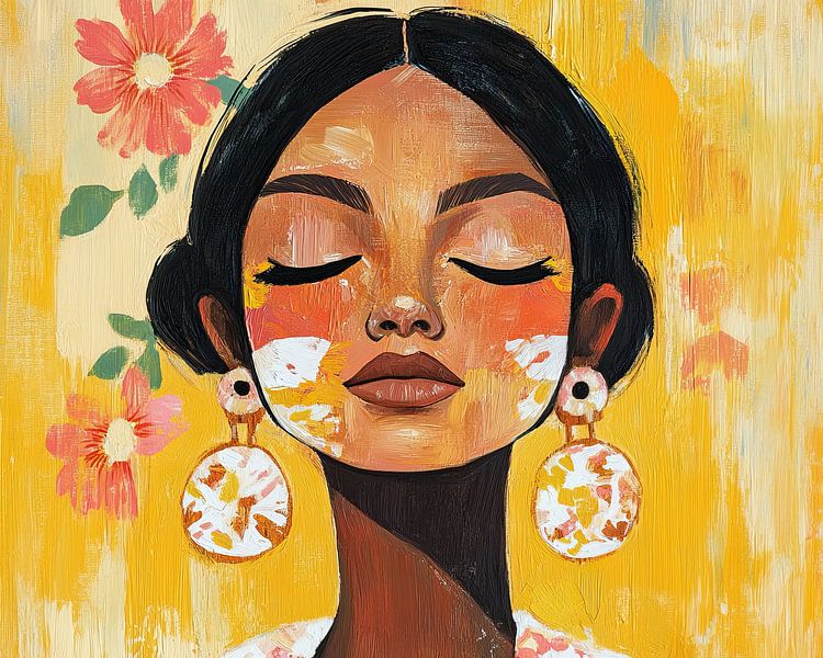 Woman and Flowers | Woman with Flowers by Zen and More