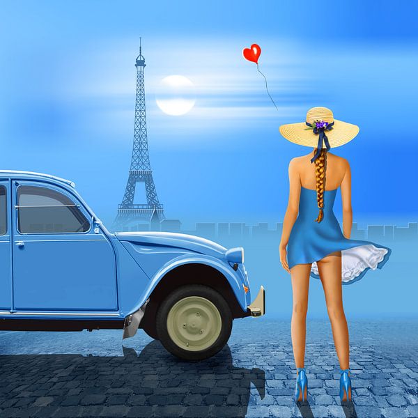 Bleu français par Monika Jüngling