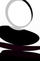 Balance in schwarz weiß