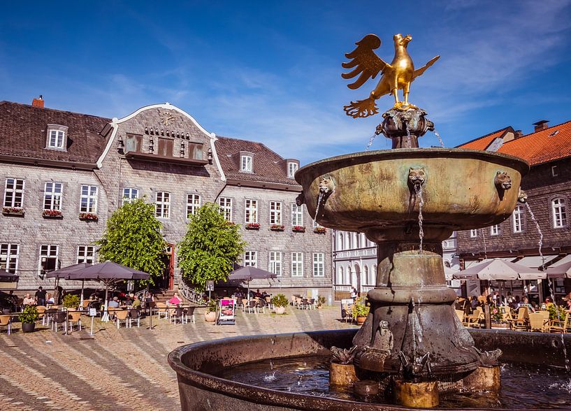 Fountain in Goslar on the market by Animaflora PicsStock
