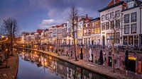 Oude Gracht Utrecht at Night