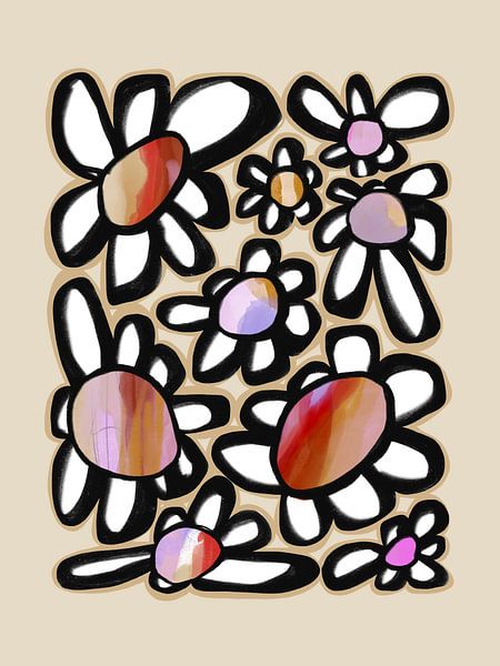 Bold Flowers by Bohomadic Studio