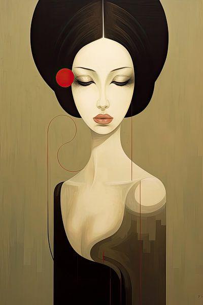 Femme surréaliste par Bert Nijholt