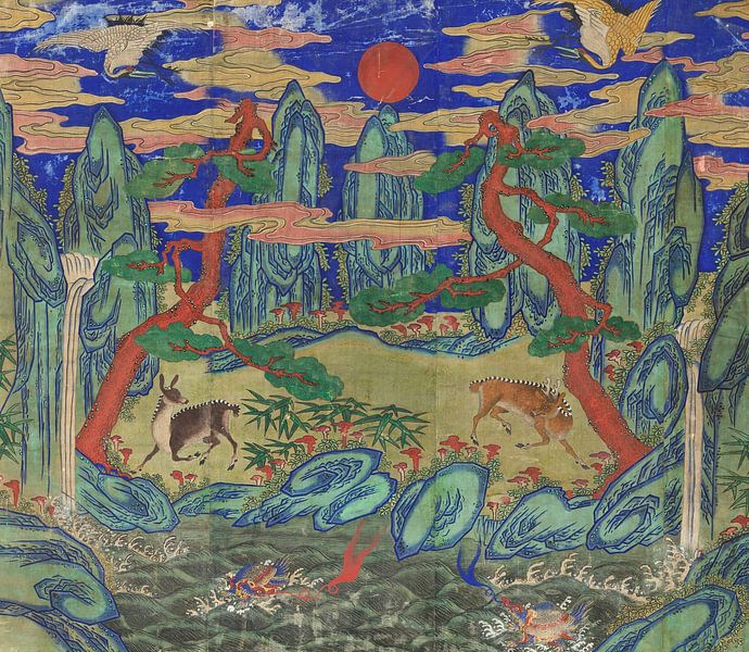 Zehn Langlebigkeitssymbole von Meisterhafte Meister