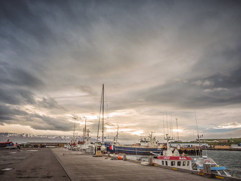 Husavik Harbour by Lex Schulte