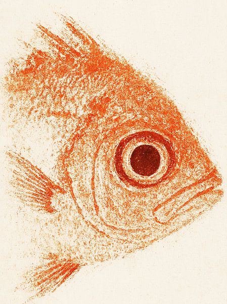 Gyotaku Fisch 010 von Fernando Vieira