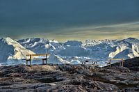 Greenland View of the Sermeq Kujalleq Glacier
