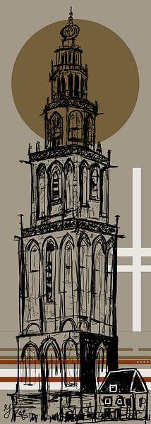 Groningen Martinitoren by Janet Edens