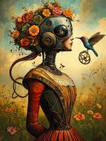 Portrait Cyborg with mask