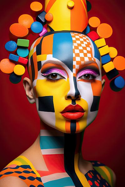 Modèle de couverture Géométrie expressive par Marianne Ottemann - OTTI