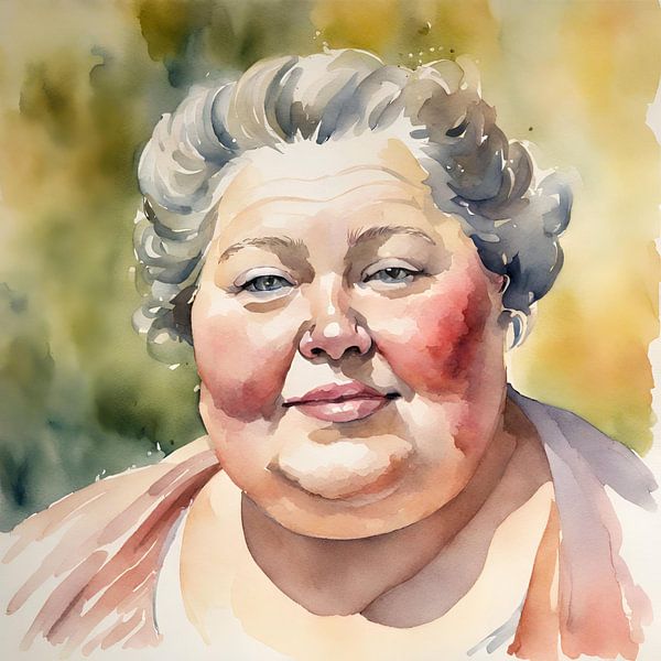 Gemütliche Dame im Alter von De gezellige Dames