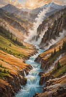 Vallée des geysers, péninsule du Kamchatka