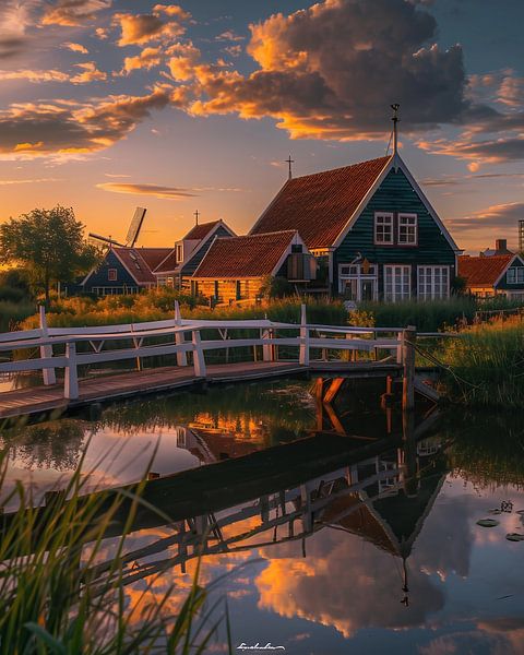 Stilles Wasser von fernlichtsicht