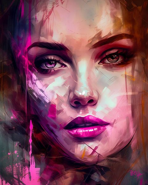 Porträt der Weltfrau Jill von René van den Berg