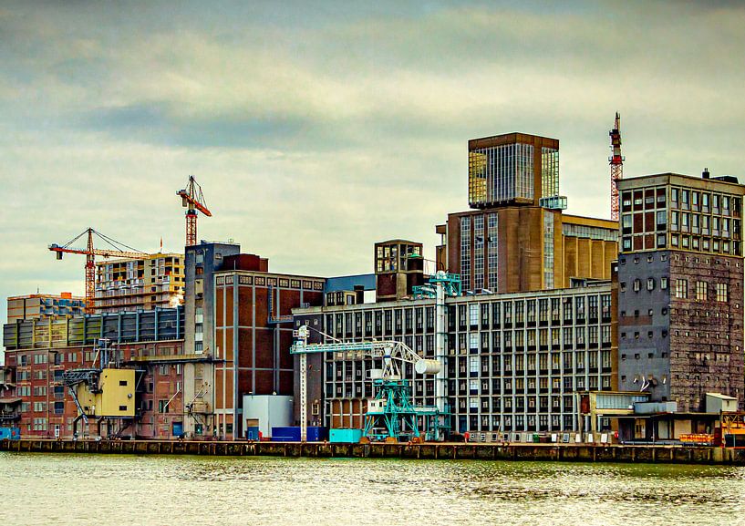 bâtiment du port de Rotterdam par Mariska Asmus