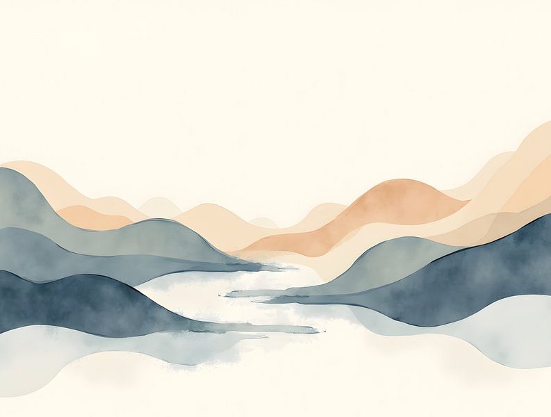 Quiet Currents - Minimalist Tranquillity by Manuela Dekkers