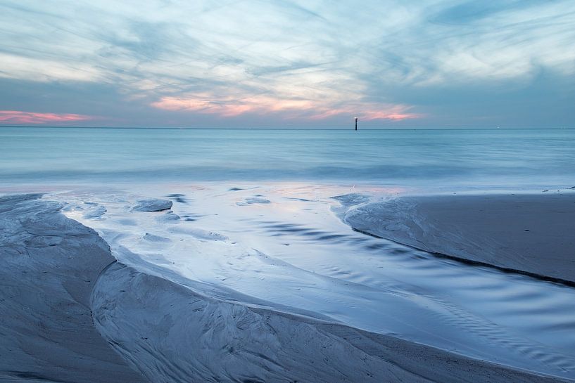 Gezeitenkanal am Strand von Haamstede von Heidi Bol