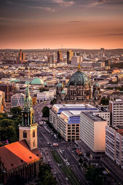 Berlin Stadtzentrum von Munich Art Prints