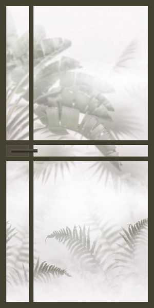 Zugang zu den Tropen. Flügeltür. 2 von Alie Ekkelenkamp