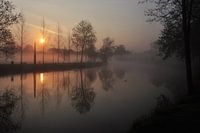 Utrecht Zonsopkomst over de Vecht