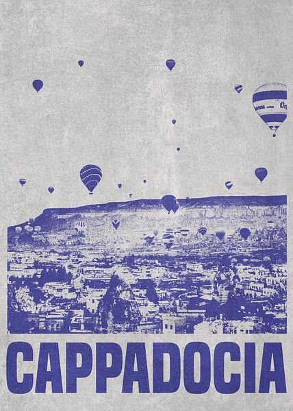 Kappadokien Heißluftballon von DEN Vector