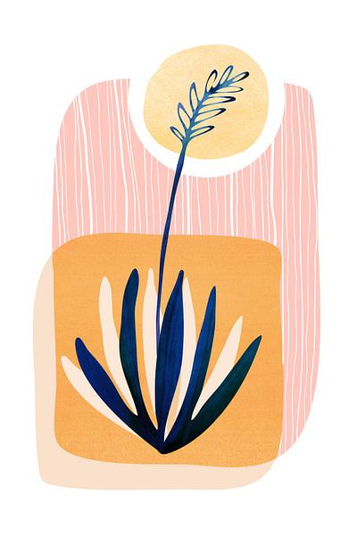 Painted Agave by Kristian Gallagher by The Artcircle