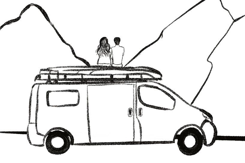 Op de camper van MishMash van Heukelom