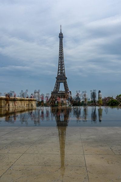 Reflection of the Eiffel Tower by Karsten Rahn