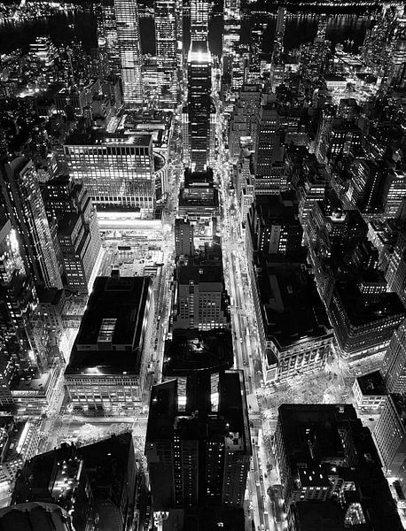 New York de nuit par Felix Wiesner