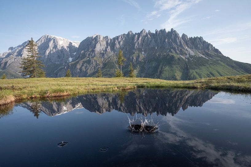 Hochkönig splash by Vincent Croce