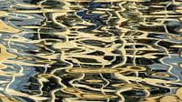 Abstracte gouden reflectie