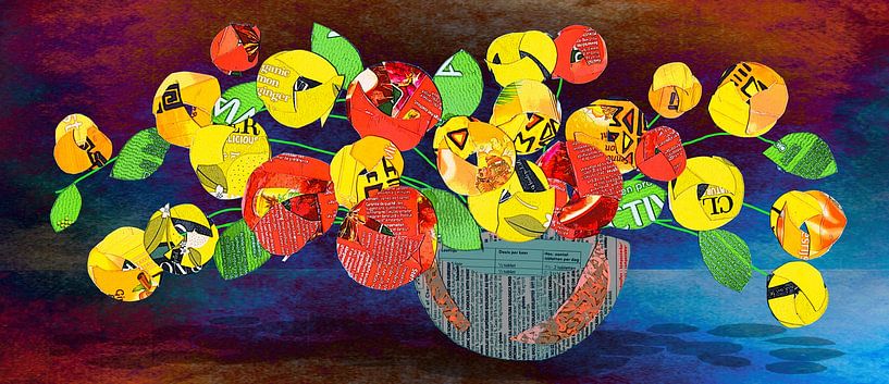 Ranunkel zerkleinertes Bouquet von Ruud van Koningsbrugge