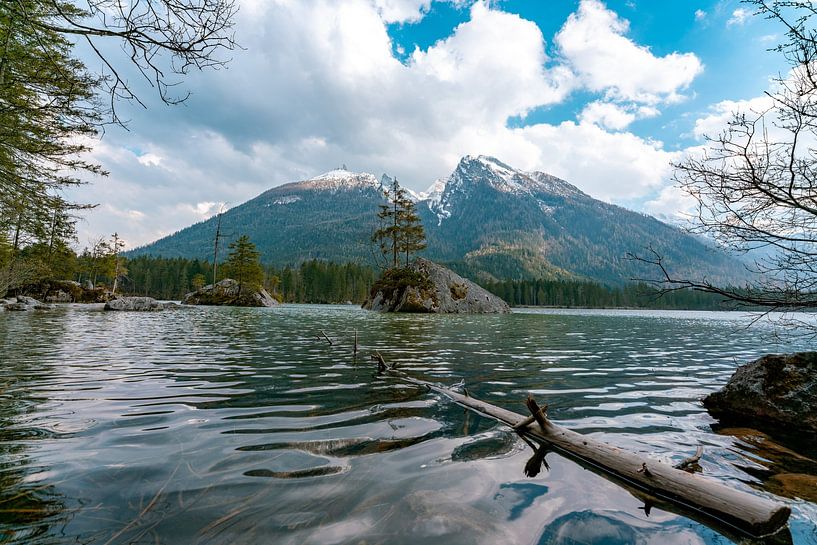 Hintersee in Berchtesgaden zum Frühling von Leo Schindzielorz