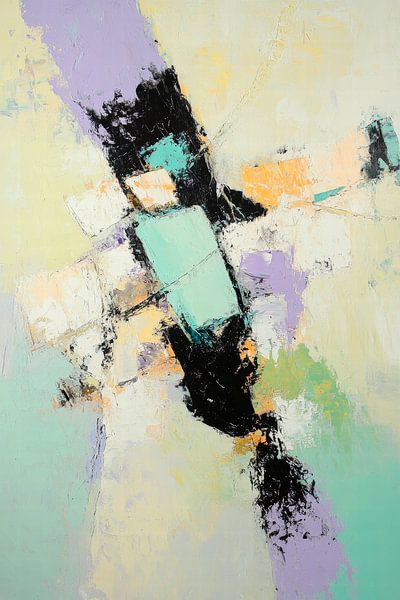 Abstract world of colours - Modern design by Poster Art Shop