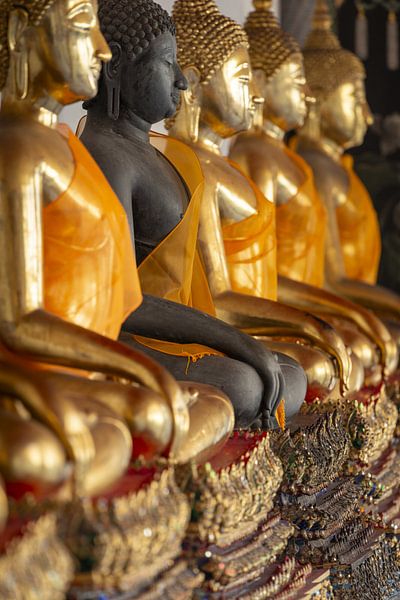 Buddhas at Wat Pho by Walter G. Allgöwer