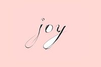 Joy (calligraphie)